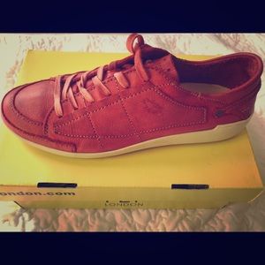 Fly London Red Leather Sneakers